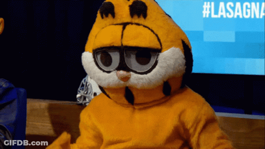 Garfield Playing Gun GIF