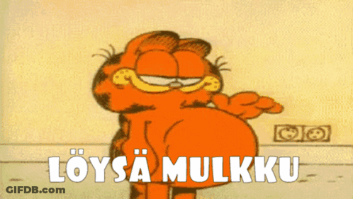 Garfield Saying Loysa Mulkku GIF