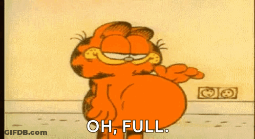 Garfield Saying Oh Full GIF