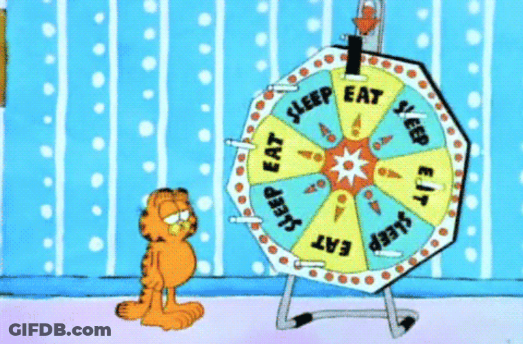 Garfield Spinning Roulette GIF
