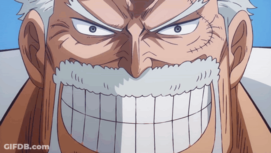 Garp Wide Laughing Showing His Teeth GIF