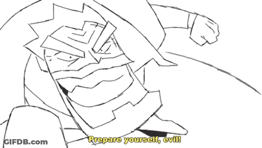 Garp You Cannot Escape My Fist GIF