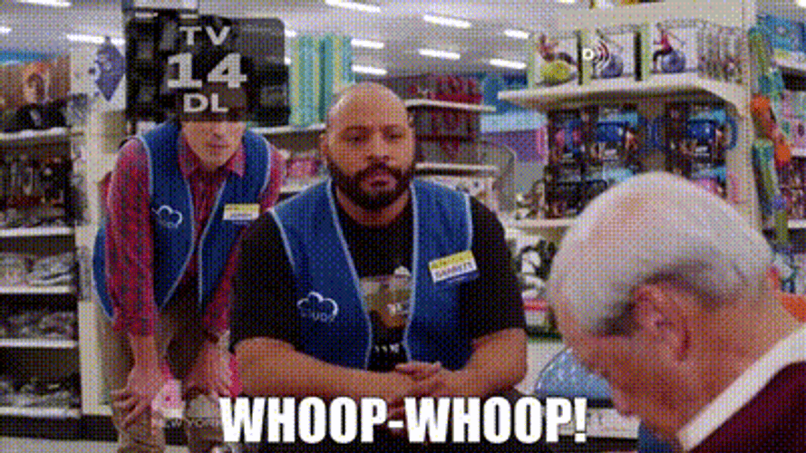 Garret Whoop Whoop Getting Attention Of Old Man GIF