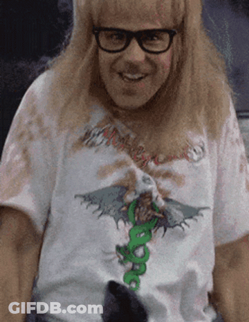 Garth Algar Silly Dance Waynes World GIF