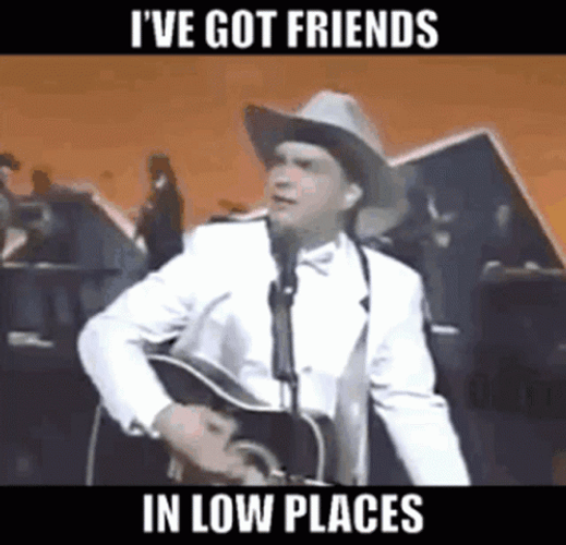 Garth Brooks Get Friends In Low Places GIF