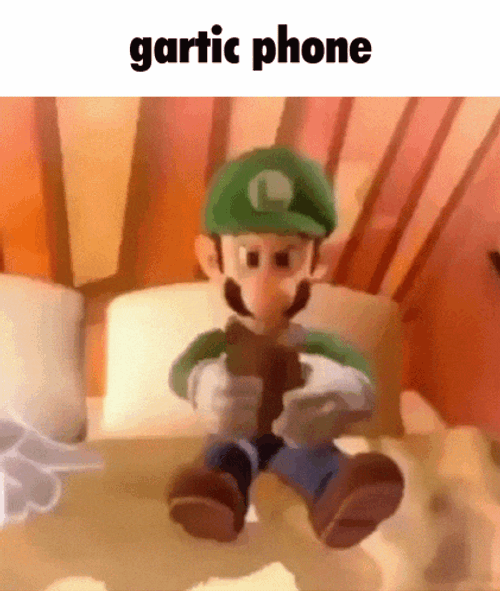 Gartic Phone Luigi GIF