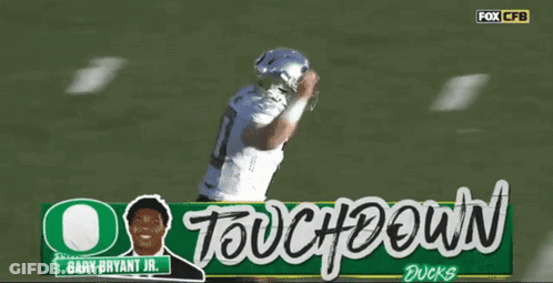 Gary Bryant Jr. Playing For The Ducks Football GIF