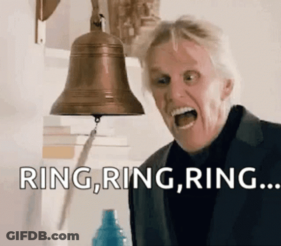 Gary Busey Bell Ringing GIF