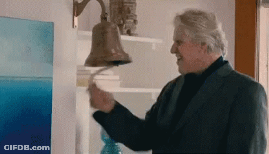 Gary Busey Ringing Bell GIF