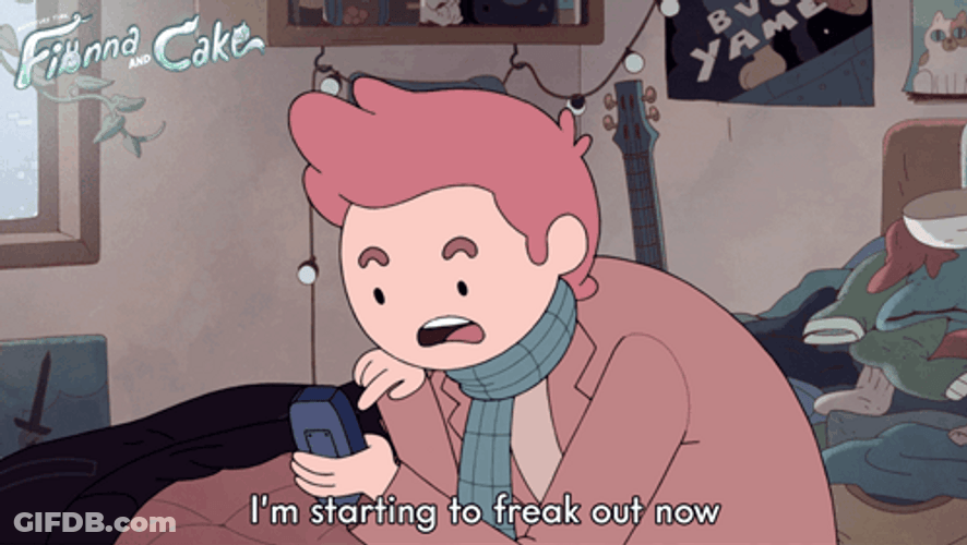 Gary Prince Anxious Freak Out GIF