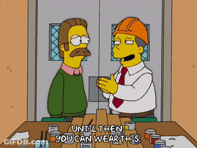 Gas Mask Ned Flanders Until When To Wear GIF