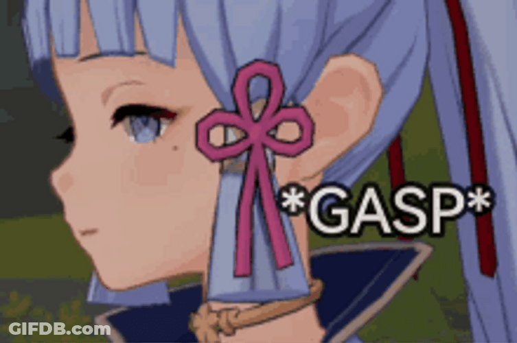 Gasp Mihoyo Genshin Impact GIF