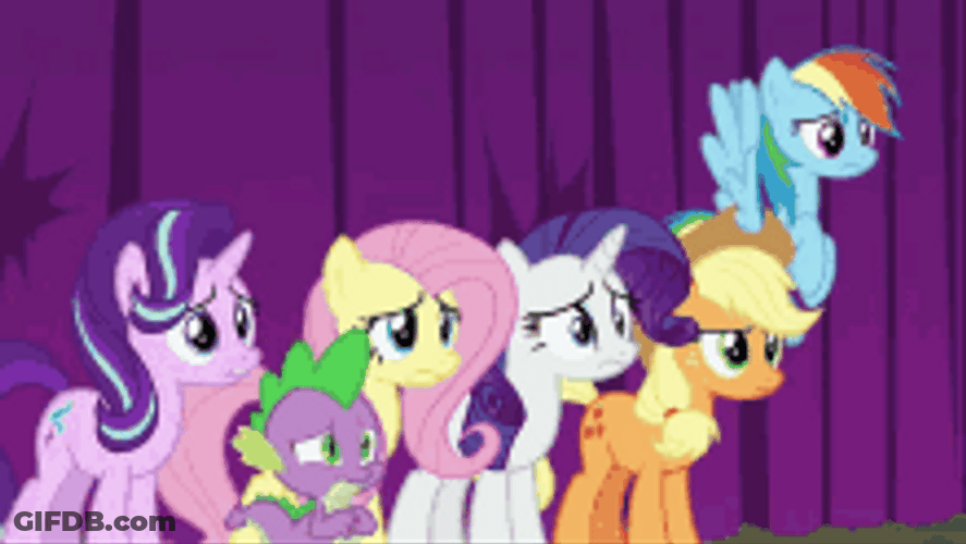 Gasp My Little Pony Characters GIF