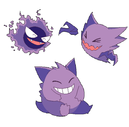 Gastly Haunter Gengar Laughing GIF