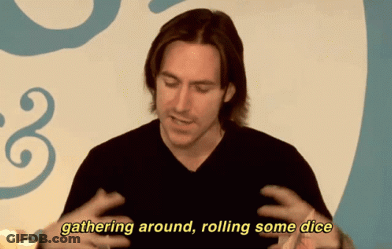 Gathering Around Rolling Dice Matthew Mercer GIF