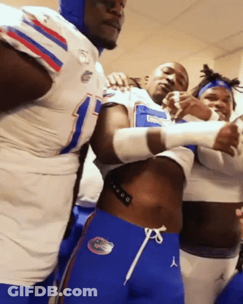 Gators Players Having Fun Time GIF