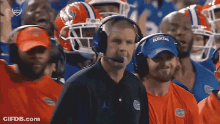 Gators Proud Coach GIF
