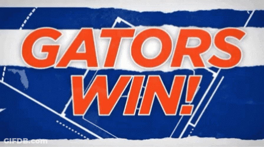 Gators Team Win GIF