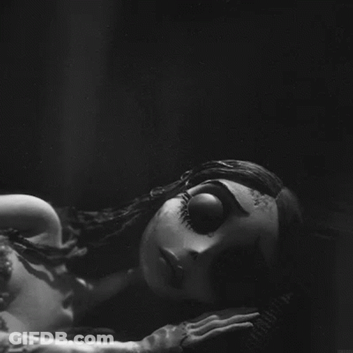 Gaunt Corpse Bride Sleeping GIF