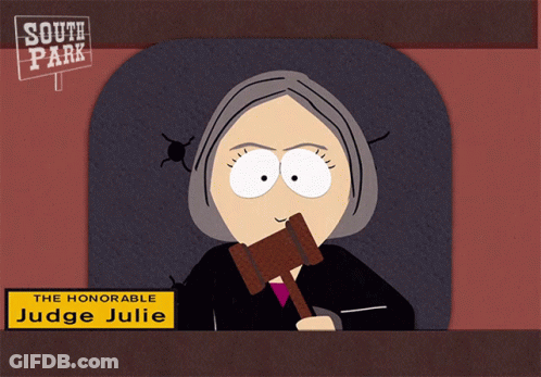 Gavel Judge Julie GIF