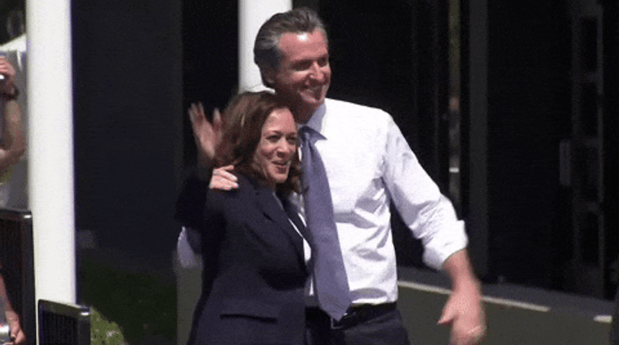 Gavin Newsom And Kamala Harris GIF