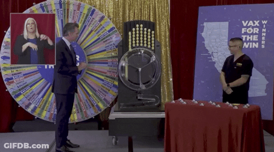 Gavin Newsom California Spin The Wheel GIF