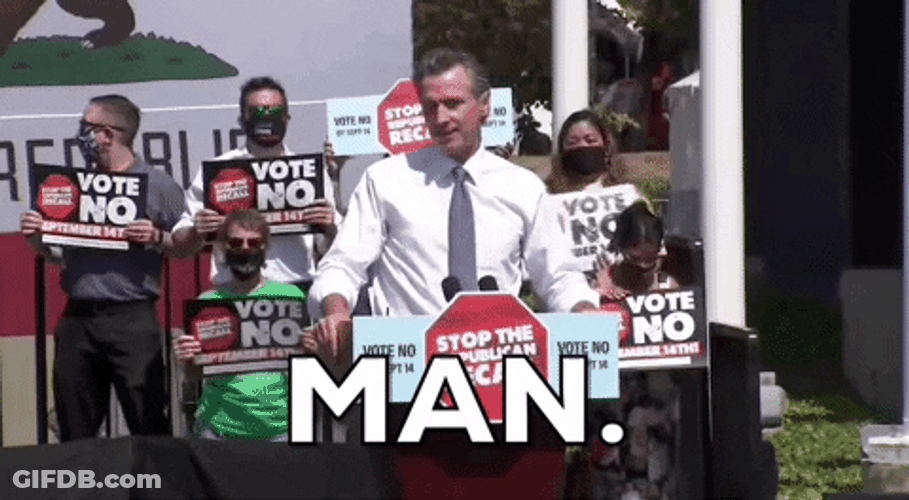 Gavin Newsom Man GIF