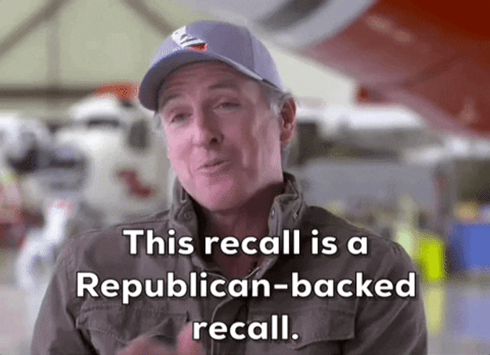 Gavin Newsom Republican Backed Recall GIF