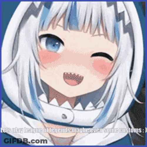 Gawr Gura League GIF