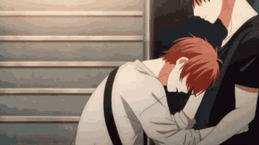 Gay Anime Kiss Haikyu GIF