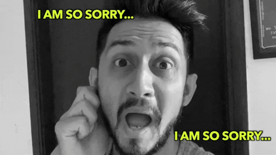 Gay Guy I Am Sorry Apology GIF