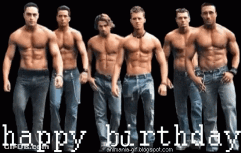 Gay Happy Birthday GIF