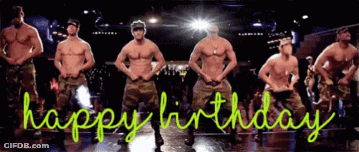 Gay Happy Birthday GIF