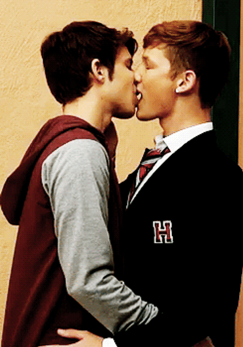 Gay Kiss Boys Young Love GIF