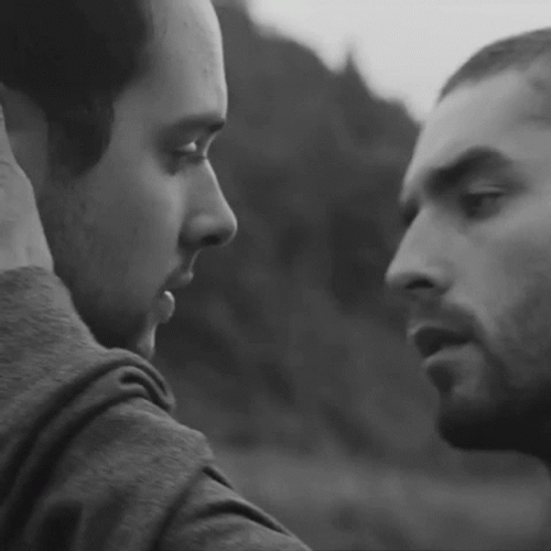 Gay Kiss Couple Smooch GIF