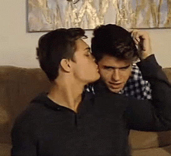 Gay Kiss Jackson Krecioch Dylan Geick GIF