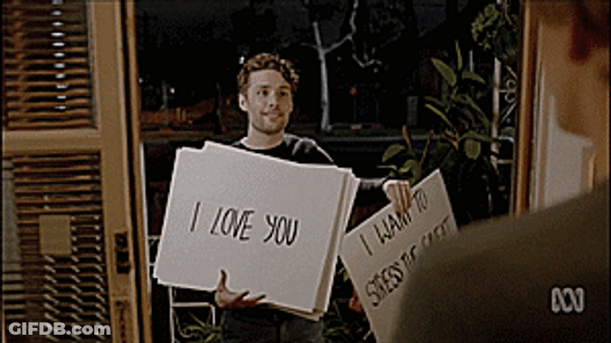 Gay Kiss Josh Arnold Love Actually GIF