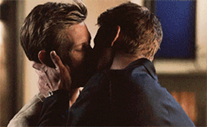 Gay Kiss Men In Love GIF