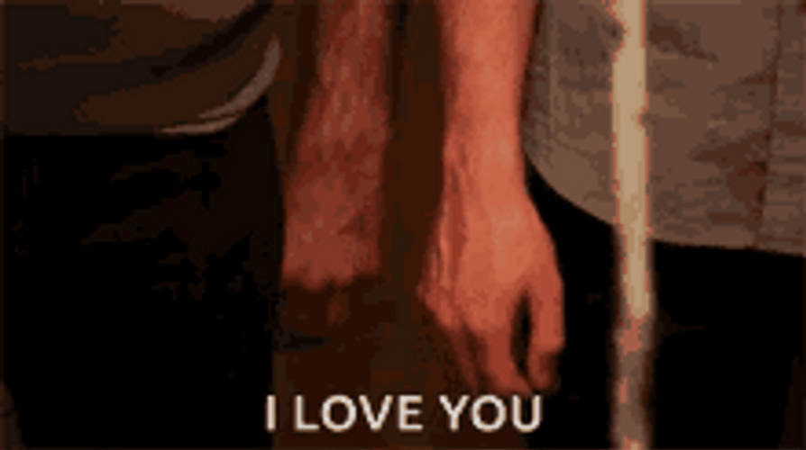 Gay Love Holding Hands I Love You GIF