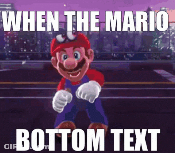 Gay Mario Dancing Meme GIF