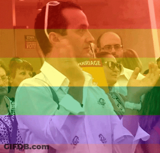 Gay Pride Colors Shade GIF