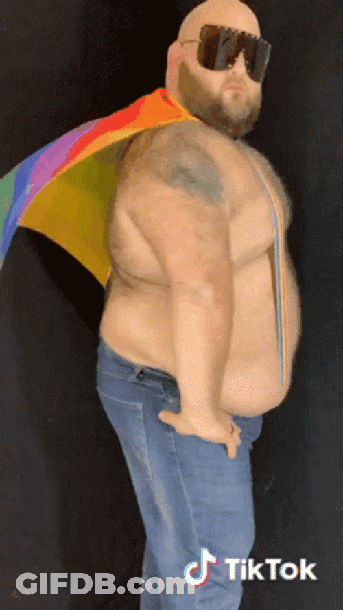 Gay Pride Month Cape Meme GIF