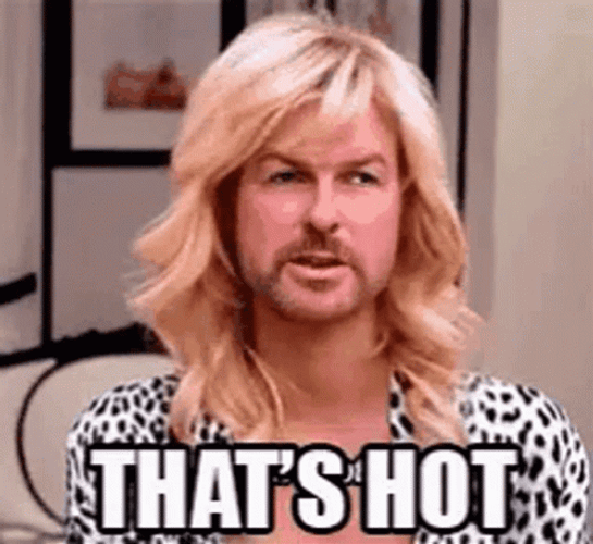 Gay With Blonde Hair Says Thats Hot GIF