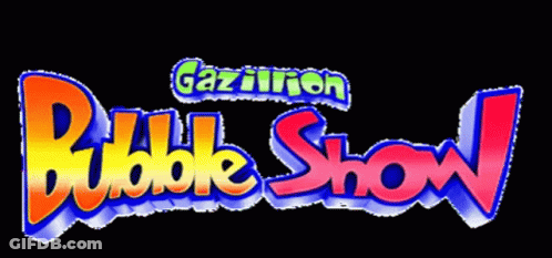 Gazillion Bubble Show Logo GIF