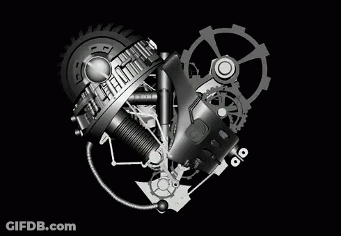 Gear Heart And Phone GIF