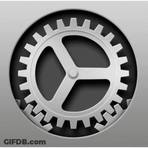 Gear With Three Holes GIF