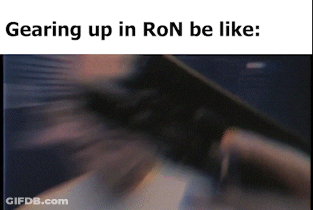 Gearing Up In Ron Be Like Blurred Image GIF