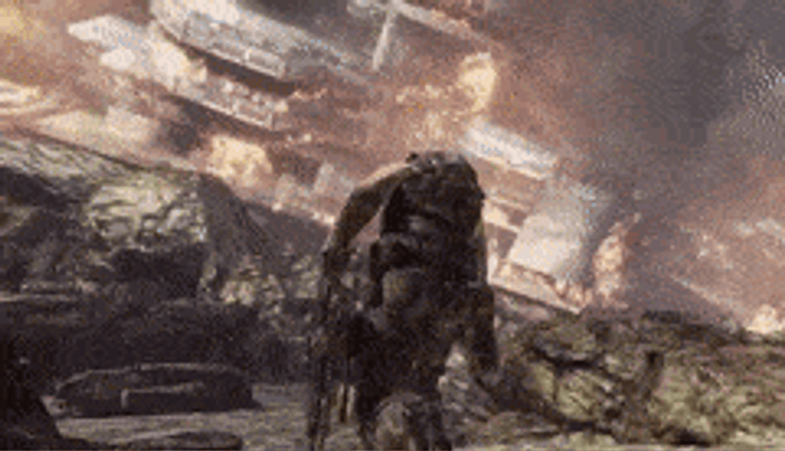 Gears Of War 3 Bombing Scene GIF
