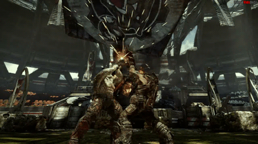 Gears Of War 3 Intense Match GIF