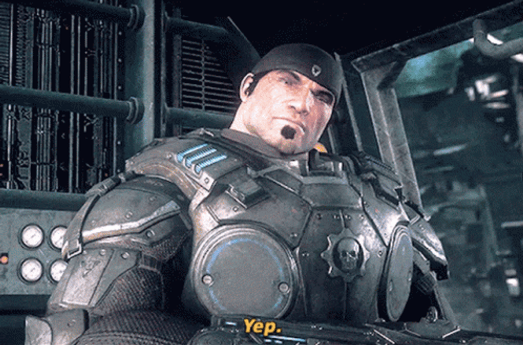 Gears Of War Marcus Fenix Yep GIF